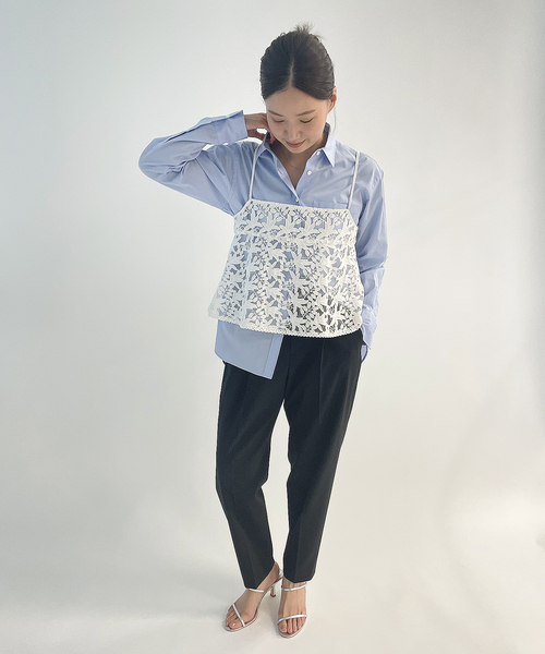 IENA（イエナ）の「レースショートキャミソール（キャミソール）」 - WEAR