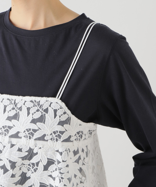 IENA（イエナ）の「レースショートキャミソール（キャミソール）」 - WEAR