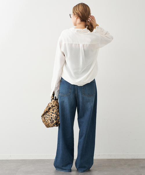 シルク ウォッシュ シャツ（シャツ/ブラウス）｜Deuxieme Classe