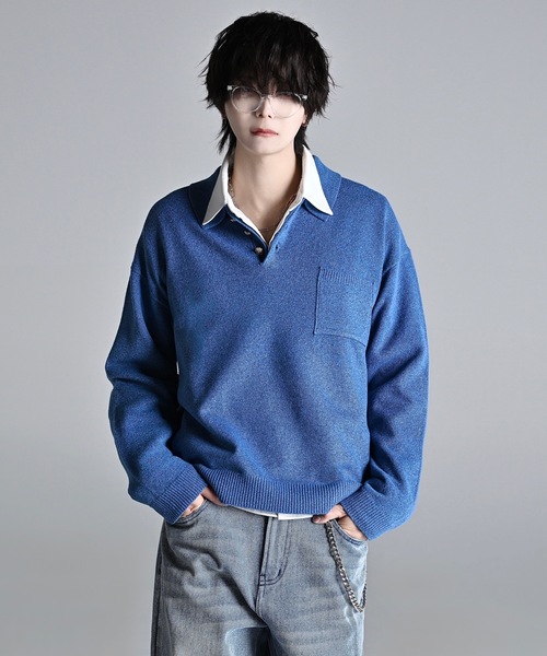 7G Comfort Knit Polo / 7ゲージ コンフォート ニットポロ（ニット