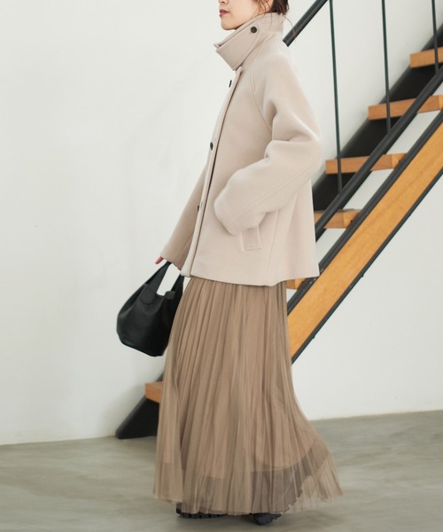 追加》S160スタンドカラーショートコート（その他アウター）｜Spick