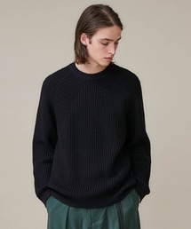 BATONER（バトナー）の「【BATONER】VINTAGE WOOL RAGLAN CREW NECK