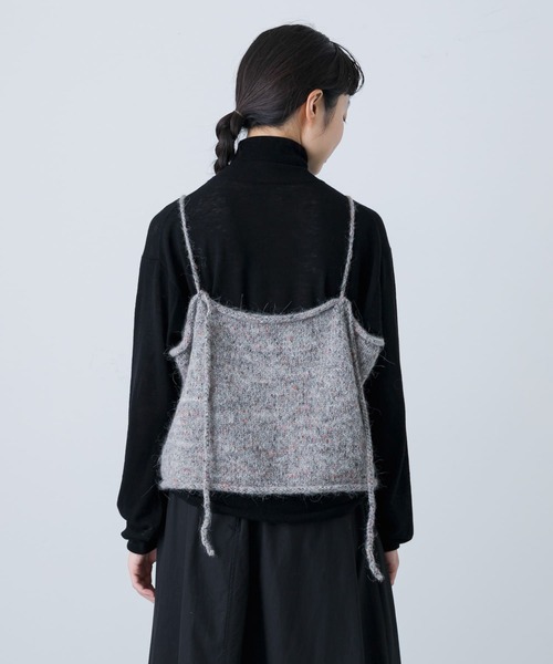 かぐれ（カグレ）の「カラーネップアルパカニットキャミソール