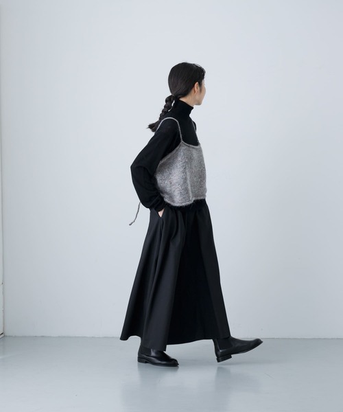 かぐれ（カグレ）の「カラーネップアルパカニットキャミソール