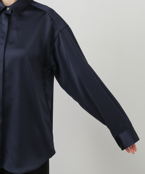 サテンシャツ（シャツ/ブラウス）｜AP STUDIO（エーピーストゥディオ