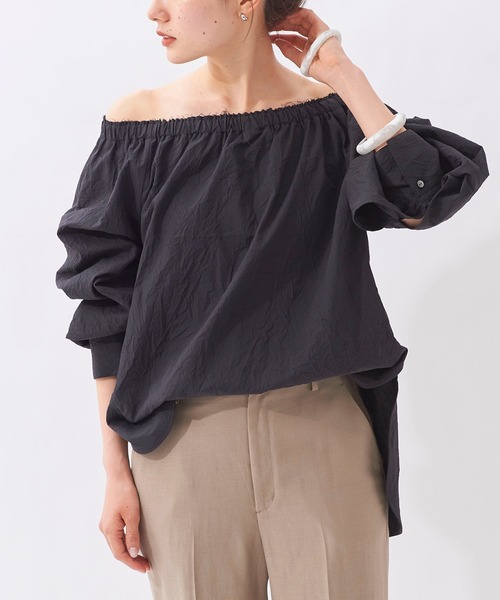 plage（プラージュ）の「ギャザースリーブブラウス◇（シャツ/ブラウス