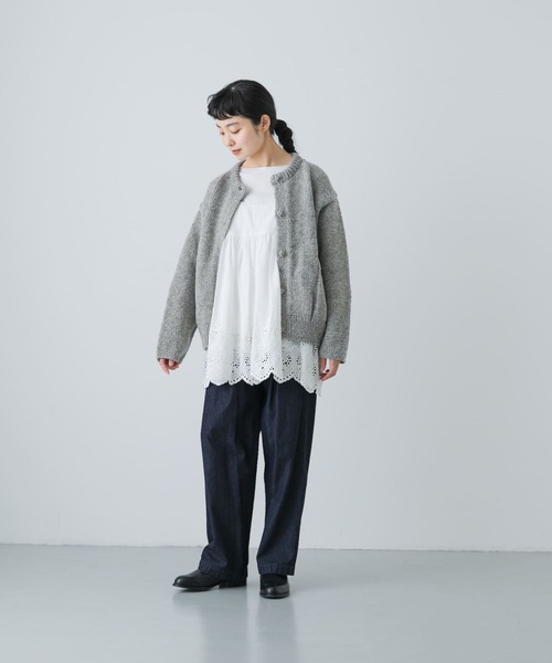 かぐれ（カグレ）の「スカラップ刺繍キャミソール（キャミソール