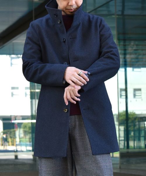 SHIPS（シップス）の「SU: 【NOBILIA】TECH メルトン スタンド コート