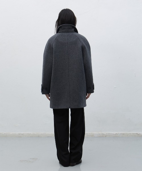 GENERAL IDEA】ウールバルマカンハーフコート / WOOL BALMACAN HALF