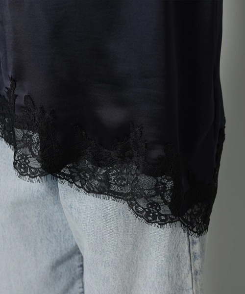 サテンレースキャミ（シャツ/ブラウス）｜Arpege story（アルページュ