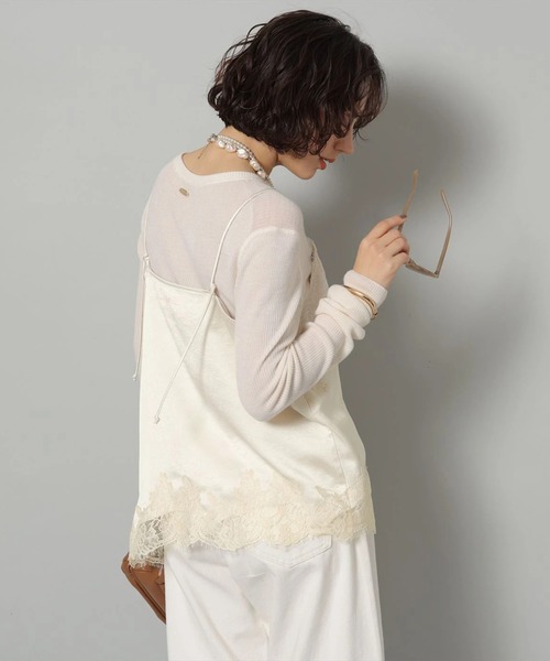 サテンレースキャミ（シャツ/ブラウス）｜Arpege story（アルページュ