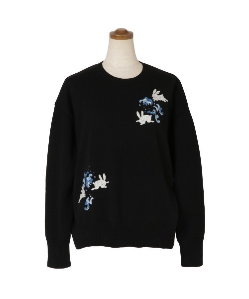 KEITA MARUYAMA（ケイタマルヤマ）の「ウサギ刺繍 PO（ニット/セーター