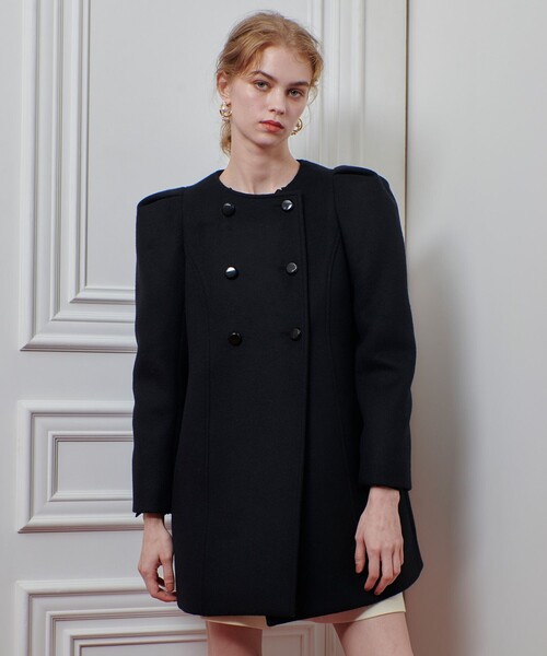 LOULOU WILLOUGHBY（ルルウィルビー）｜レディースのノーカラーコート