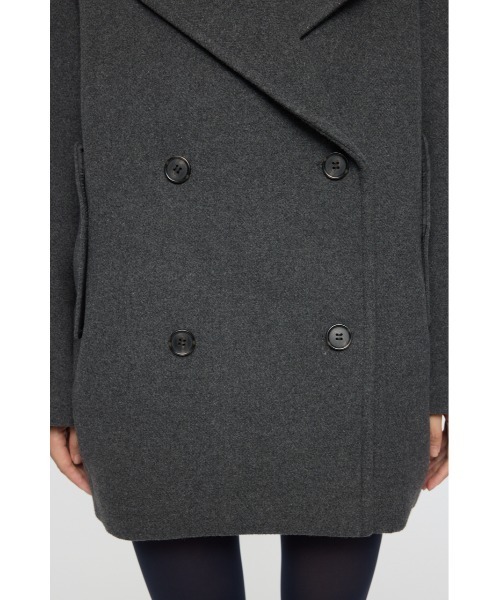 セール】DOUBLE BREASTED MID コート（ピーコート）｜MOUSSY（マウジー