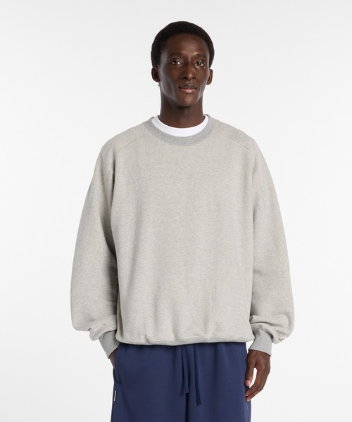 NB GREY オーバーサイズクルーネック（スウェット）｜New Balance