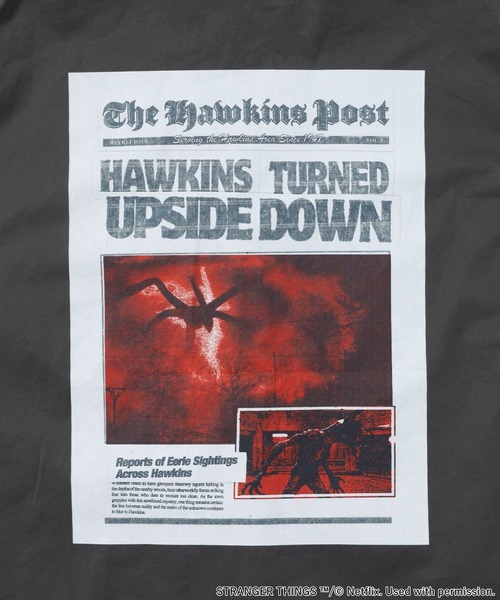 STRANGER THINGS】コラボグラフィックシャツ（シャツ/ブラウス）｜niko