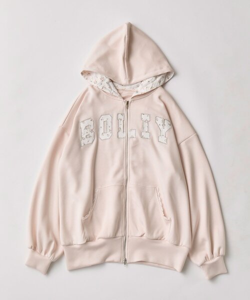 セール】パッチワークロゴZIPパーカー（パーカー）｜OLIVE des OLIVE