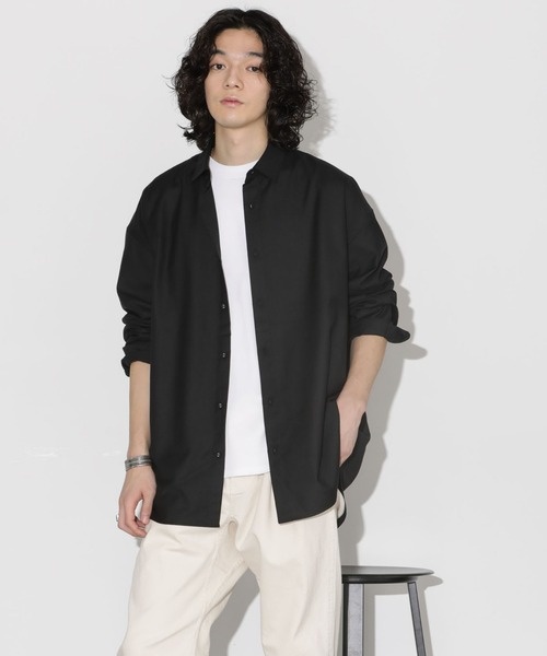 NANO universe（ナノユニバース）の「ビッグドレープシャツ 長袖