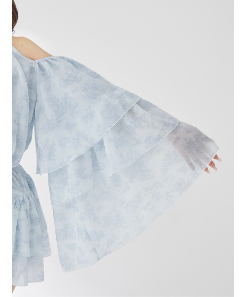 Darich（ダーリッチ）の「トワルドジュイシフォンフリルミニワンピース