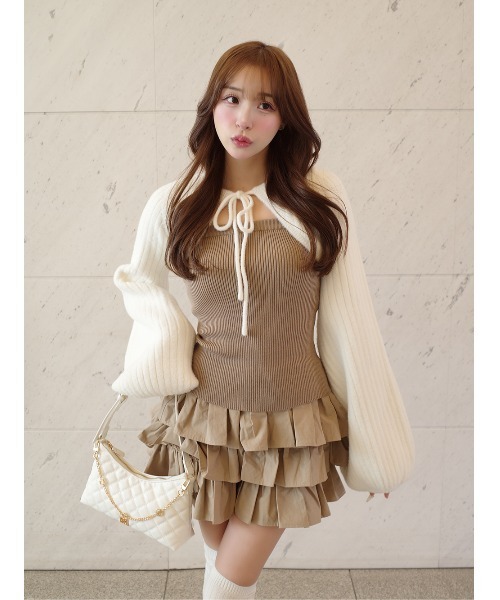 Darich（ダーリッチ）の「ティアードフリルミニワンピース（ワンピース