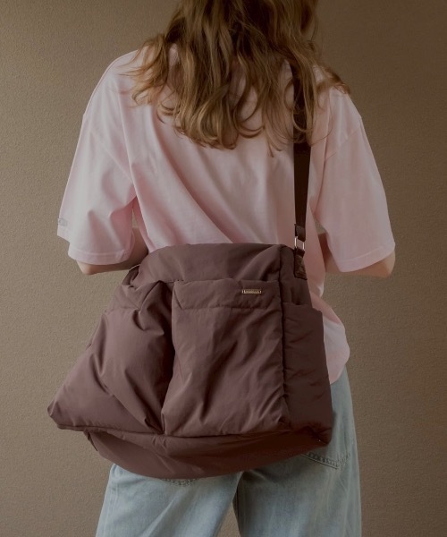 総合ランキング1位獲得】パファーショルダーバッグ（ショルダーバッグ