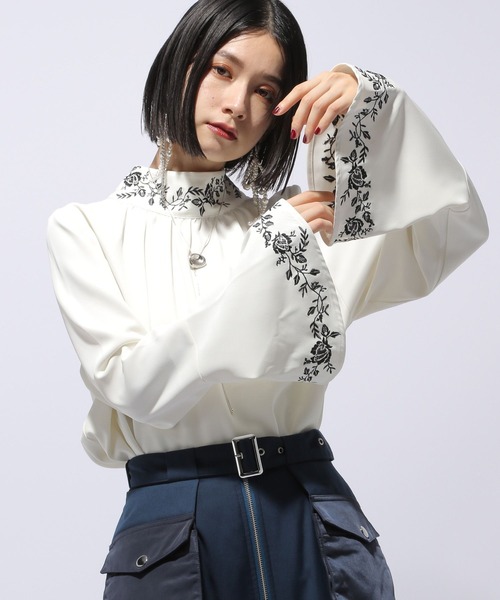 HARE（ハレ）の「2WAYシシュウブラウス(HARE)（シャツ/ブラウス）」 - WEAR