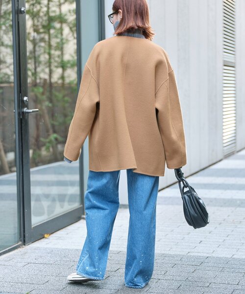 Spick & Span（スピックアンドスパン）の「リバーオープンカラーミドル