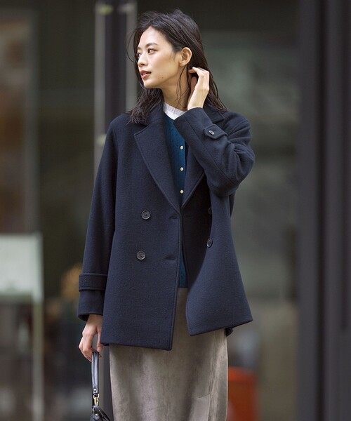 Jackal 140sソフトメルトン Pコート（ピーコート）｜J.PRESS（ジェイ