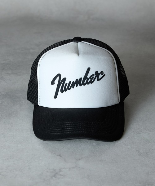 Number⑨ PRINTED MESH CAP / ナンバーナイン ロゴプリント メッシュ
