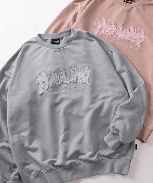 セール】【70】【THRASHER/スラッシャー】ピグメント加工 ダメージ