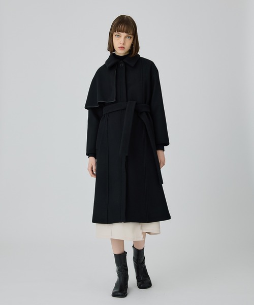 2wayハーフケープコート（ステンカラーコート）｜UNITED TOKYO