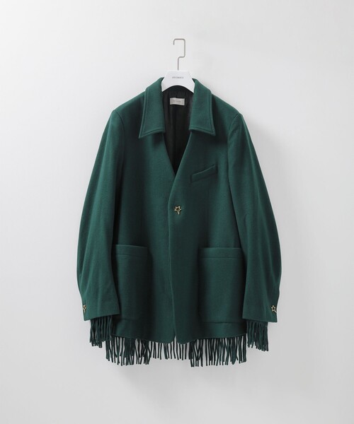 セール】【BED j.w. FORD/ベッドフォード】Lapel-less Jacket