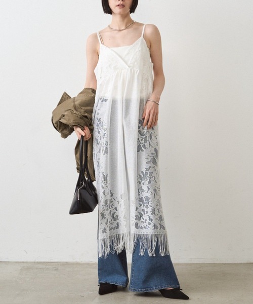 レースキャミワンピース（ワンピース）｜LOUNGEDRESS（ラウンジドレス