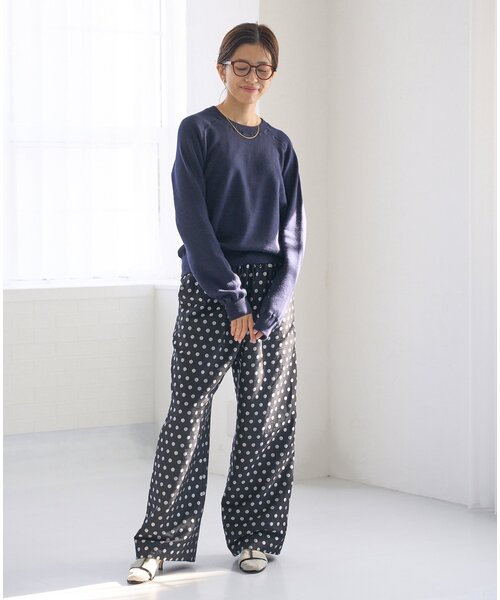 一部カラーWEB限定》スイビコットンプルオーバー（ニット/セーター