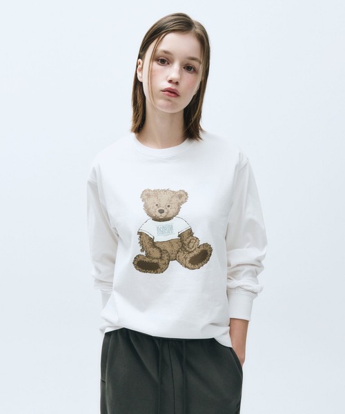 DOODLE BEAR LONG SLEEVE（Tシャツ/カットソー）｜MARITHE + FRANCOIS
