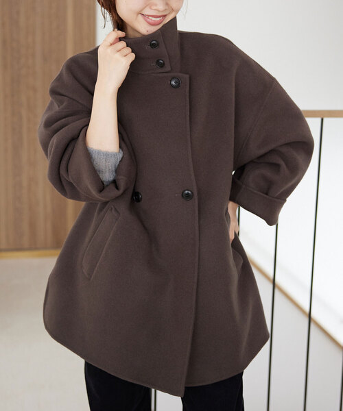 SLOBE IENA（スローブイエナ）の「《追加》souple woolダブルフェイス