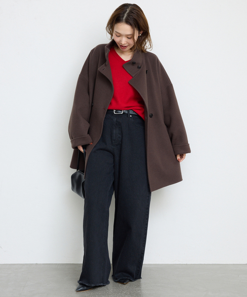 SLOBE IENA（スローブイエナ）の「《追加》souple woolダブルフェイス