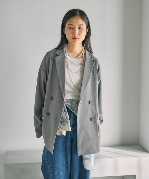 Wブレストジャケット 633994（テーラードジャケット）｜LEPSIM