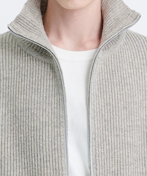 Jieda（ジエダ）の「2WAY ZIP UP KNIT（ニット/セーター）」 - WEAR