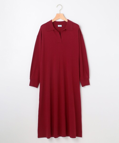 セール】スキッパーニット ワンピース（ワンピース）｜組曲