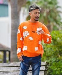 ニット/セーター（オレンジ/橙色系・刺繍）ファッション通販 - ZOZOTOWN