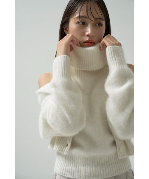 SNIDEL（スナイデル）の「フォックスアルパカショートカーディガン