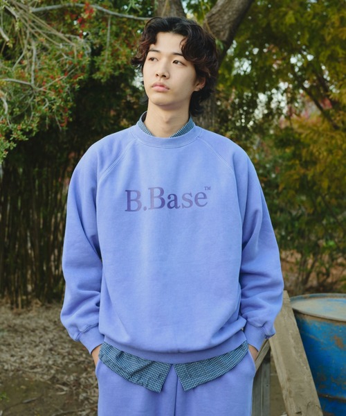 B.Base Fleece Back Sweatshirt / B.Baseフリースバックスウェット