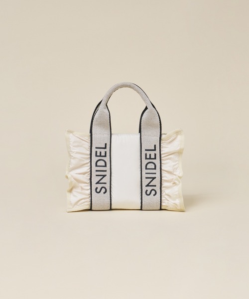 SNIDEL（スナイデル）の「フラッフィーフリルロゴバッグ（ショルダー