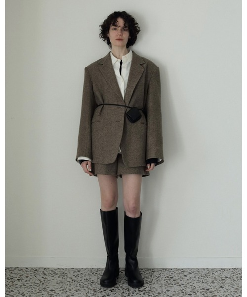 anuke（アンヌーク）の「Herringbone Wool Jacket（テーラード