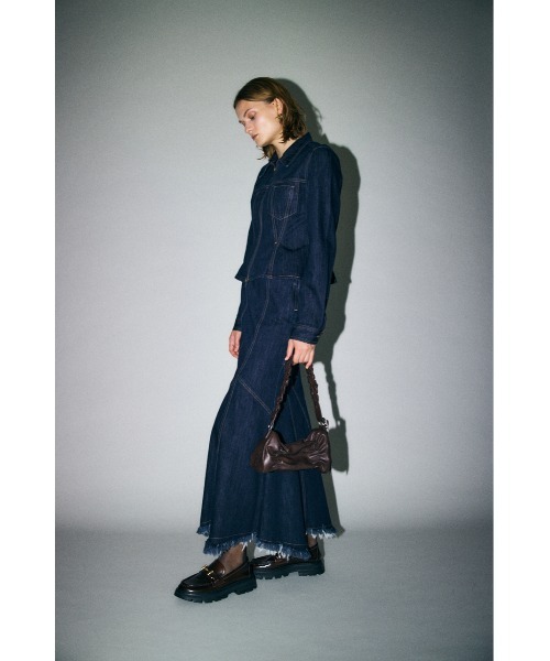 セール】【セットアップ対応】WAIST TUCK DENIM シャツ（シャツ