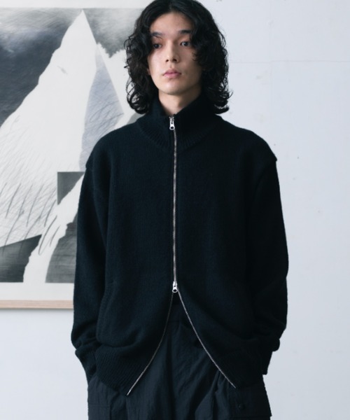 SINSS（シンス）の「High neck drivers knit / ハイネックドライバーズ
