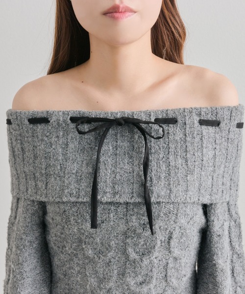 セール】【インフルエンサー企画】YUI girly cable one-piece