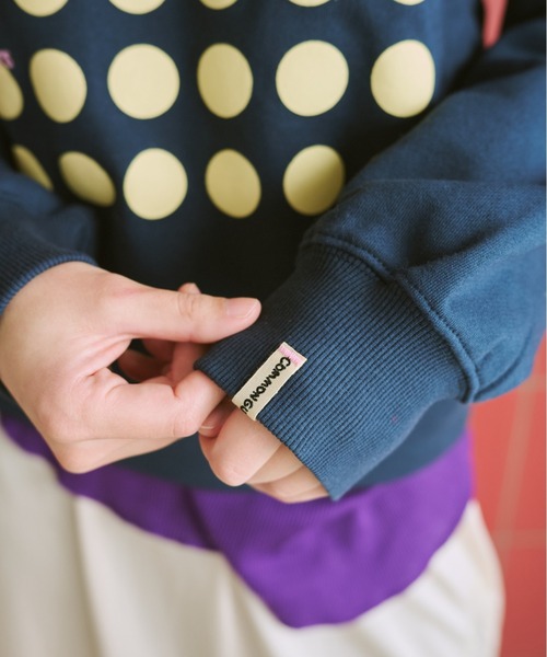 ドットグラフィック裏毛スウェット（スウェット）｜common gull