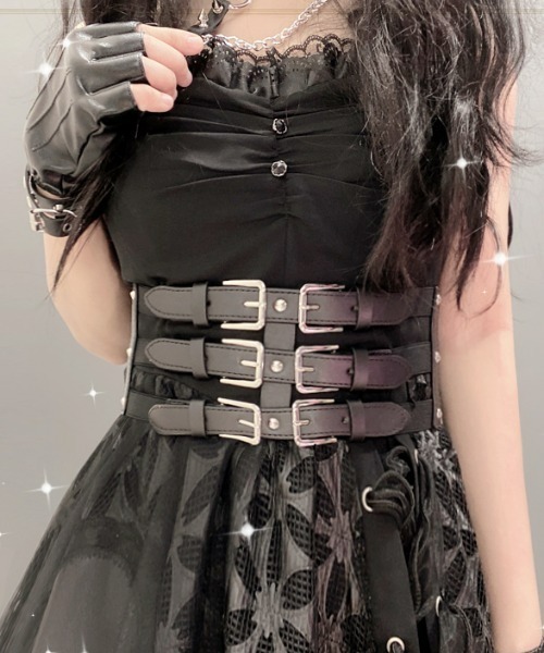 A'GEM/9 × .kom『NOVESSEL/ノベセル』ベルトコルセット（ベルト